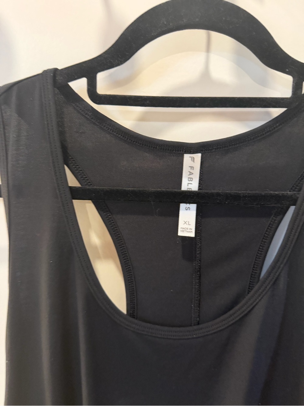 Black Racerback Tank Top - Fabletics - Picture 3 of 5